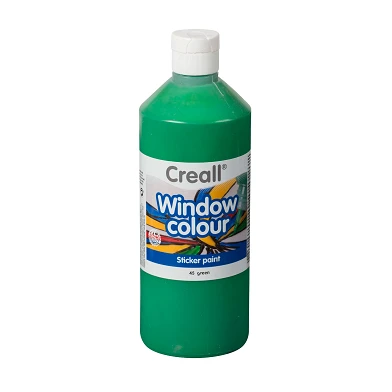 Creall Peinture pour fenêtres Vert, 500 ml
