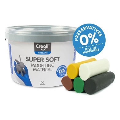 Creall Supersoft Clay Safari couleurs, 1750gr.