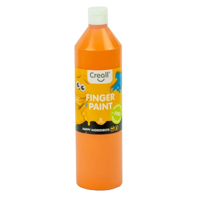 Creall Peinture au doigt sans conservation Orange, 750 ml