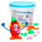 Creall Funny Characters Clay Zubehör, 130dlg