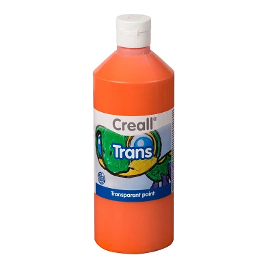 Creall Peinture Transparente Orange, 500 ml