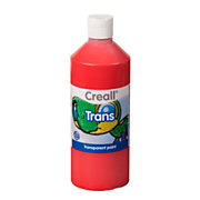 Creall Transparent Peinture Rouge, 500 ml