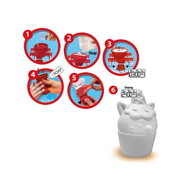 SES Gieten en Schilderen - Unikitty Cupcake
