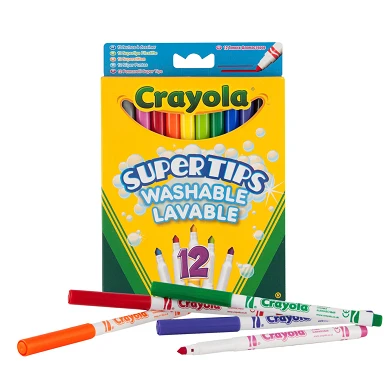 Crayola Viltstiften met Superpunt, 12st.