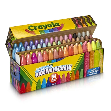 Crayola Straßenkreide, 64st.