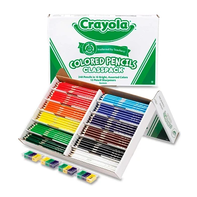 Crayola Schoolverpakking Kleurpotloden, 240st.