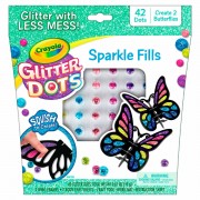 Crayola Glitter Dots - 3D-Mosaik-Schmetterlinge