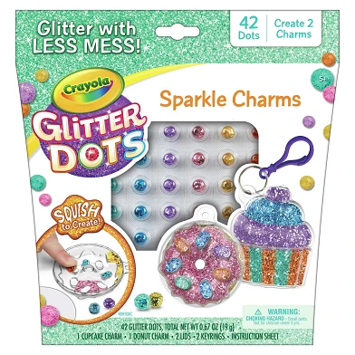 Crayola Glitter Dots - 3D Bakkerij Sleutelhangers