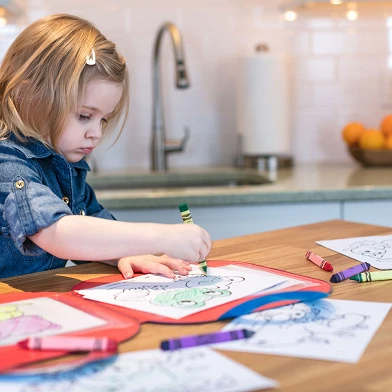Crayola Mini Kids - Kleur & Wis Activiteitenmat