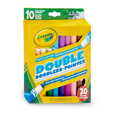 Crayola Doppelseitige Filzstifte, 10 Stk.