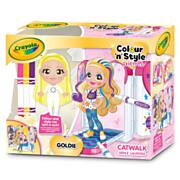Crayola Color n Style Friends Laufsteg-Färbung
