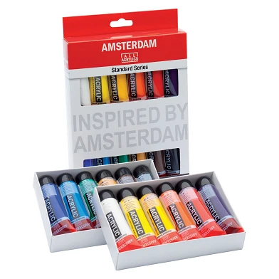 Amsterdam Acrylverf Standard Set, 12dlg.