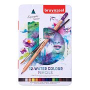 Bruynzeel Expression Aquarellstifte, 12St.