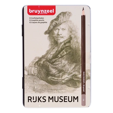 Crayons graphite Bruynzeel Rijksmuseum, 12 pcs.