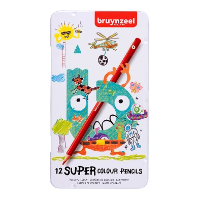 Crayons de couleur super Bruynzeel , 12 pcs.