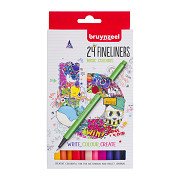 Bruynzeel Fineliner, 24 Stk.