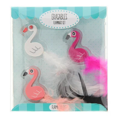 Flamingo Gummetjes, 4st.