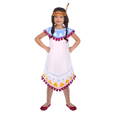 Verkleedset Indianenmeisje, 4-6 jaar