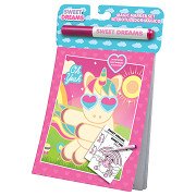 Magic Water Drawing Book Einhorn