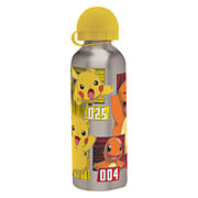 Pokémon Aluminium Drinkfles Pikachu Charmander, 500ml