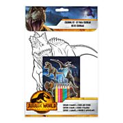 Jurassic World Briefpapier-Set (Magnete, Farben, Aufkleber)