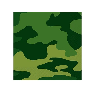 Camouflage Servetten, 16st.