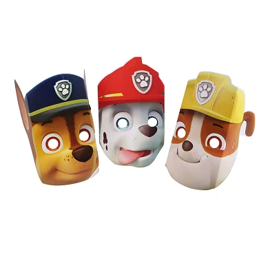 PAW Patrol Papieren Maskers, 8st.