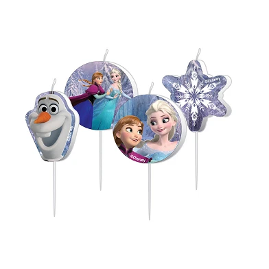 Disney Frozen Kaarsjes, 4st.