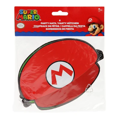 Chapeaux Super Mario , 8 pièces.
