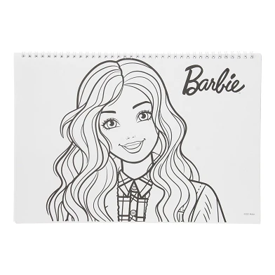 Schetsblok Barbie met Stickers