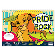 Lion King Kleurplaten met Stencil en Stickervel