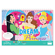 Disney Prinses Malvorlagen mit Schablone und Stickerbogen
