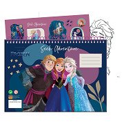 Zeichenblock „Die Frozen“ mit Aufklebern, 40 Blatt