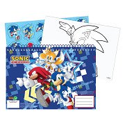 Tekenblok Sonic met Stickers