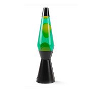 Lavalamp Zwart/Groen, 40cm