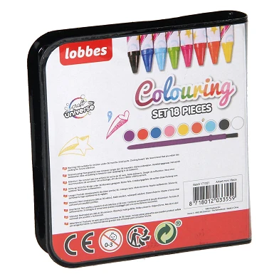 Lobbes Color Case Petit, 18 pcs.