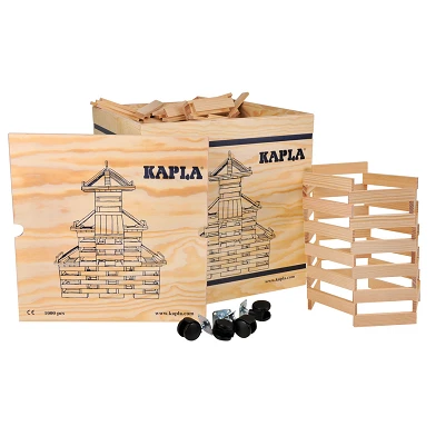 Kapla, Box mit Deckel 1000 Blankobretter
