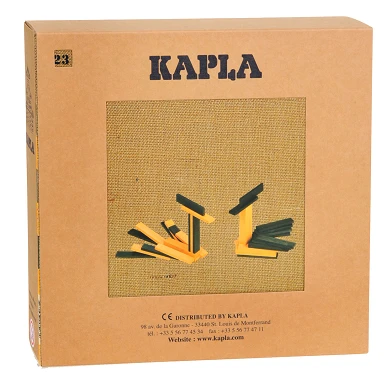 KAPLA, Boekje met 40 Gele en Groene Plankjes
