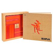 Kapla, Heft mit 40 roten und orangefarbenen Brettern