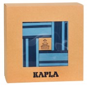 KAPLA®, Heft mit 40 hell- und dunkelblauen Dielen
