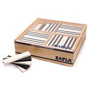 KAPLA® Kist 100 Plankjes - Zwart/Wit