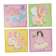 PlayMais Mosaikkarten Schmücken Mädchen Set, 24tlg.