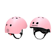 Yvolution Verstellbarer Helm Pink mit Aufklebern