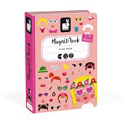 Janod Magnetibook - Gekke Gezichten Meisjes