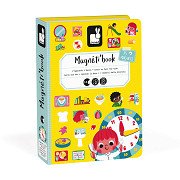 Janod Magnetibook - Auf die Uhr schauen