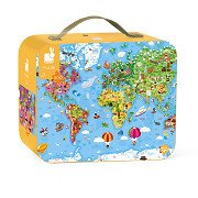 Janod - Wereldpuzzel Groot, 300st.