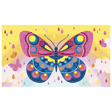 Janod Atelier – Fluor-Sandkarten, Schmetterlinge