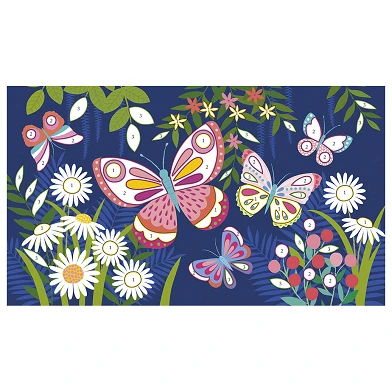 Janod Atelier - Cartes Sable Fluo Papillons