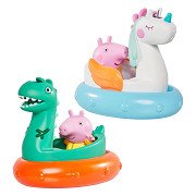 Tomy Peppa Pig mit Badespielzeug Boot