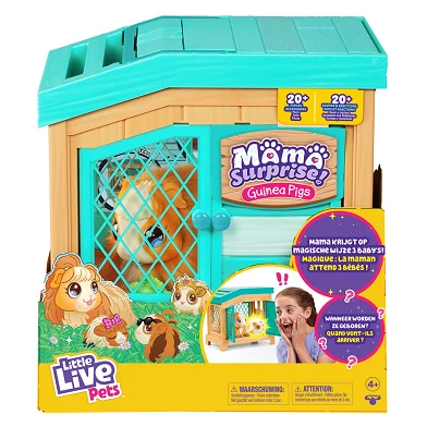 Little Live Pets Mama Surprise Mini figurine de jeu Cochon d'Inde